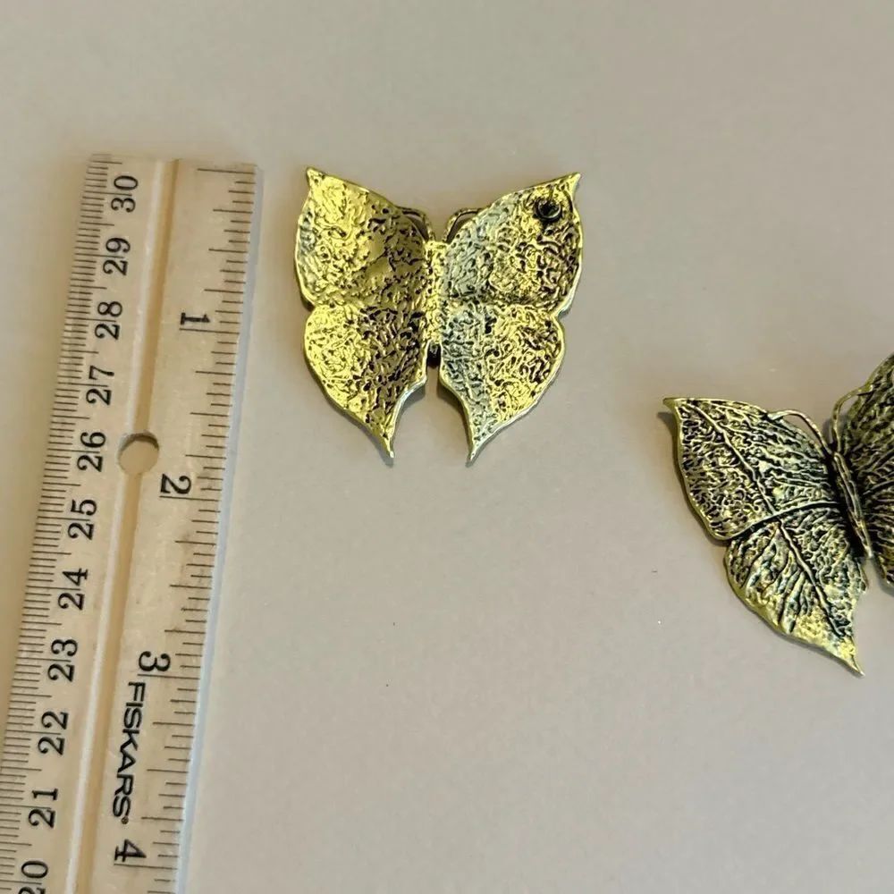 Butterfly earrings M910 - Picture 3 of 3